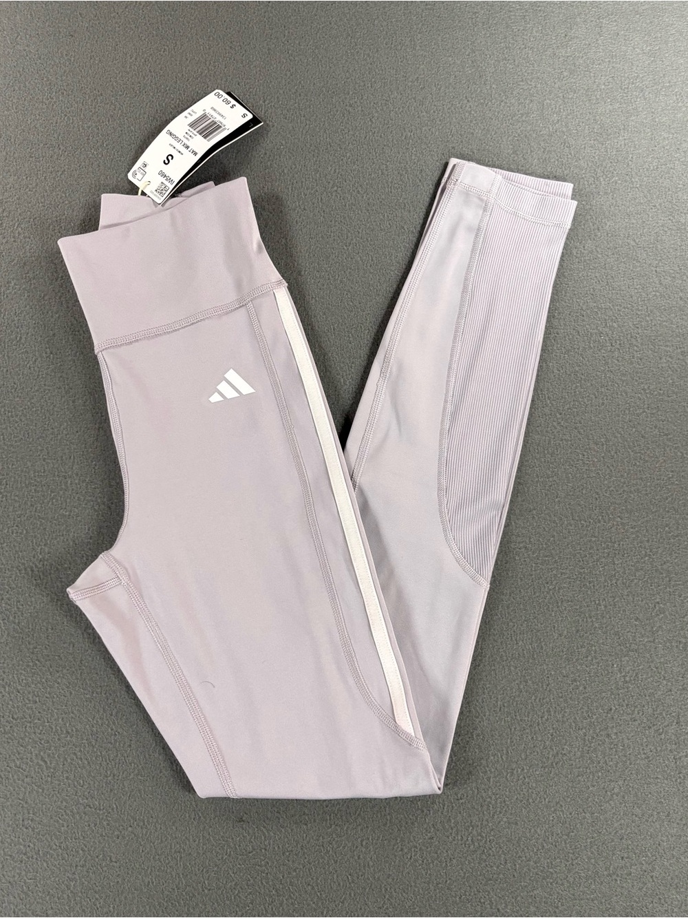 Adidas Women's Leggings Size Small Glory Grey High Waist Ankle Length